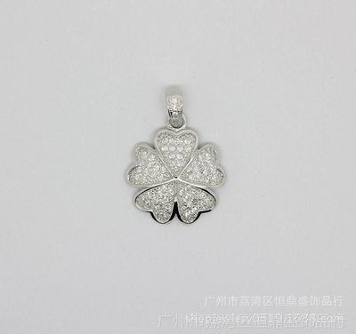 【925銀微鑲嵌款 silver pendant 925銀吊墜 金銀首飾加工 首飾工廠圖片】925銀微鑲嵌款 silver pendant 925銀吊墜 金銀首飾加工 首飾工廠 - 廣州市荔灣區恒鼎盛飾品行